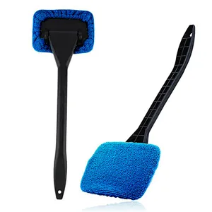 Long handle car window grass cleaning brush windshield fog remove car cleaning towel