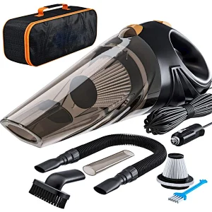 120W Powerful Car Vacuum Cleaner Large Capacity Auto Vaccum Cleaner Wet Dry Big Suction Car Vaccum Cleaner For Car