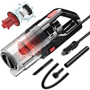 150W High Power and 6000pa Strong Suction handheld car vacuum cleaner Wet and dry removable