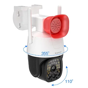 Outdoor 3Mp 4G waterproof PTZ camera security wifi network cctv IP camera with sound and light alarm
