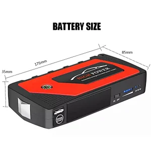 Portable car battery pack booster 99800mAh 4 USB battery car jump starter power bank charger starting device emergency tool