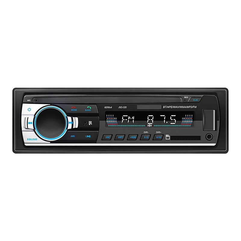 Universel Car MP3 Player Stereo Autoradio 1 din Car Radio BT 12V In-dash FM Aux In Receiver SD USB MP3 MMC WMA