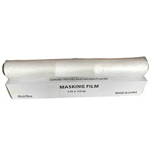 Automotive Plastic Auto Overspray Masking Film for Car Spray Paint masking film roll for use in painting
