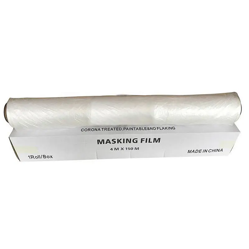 Automotive Plastic Auto Overspray Masking Film for Car Spray Paint masking film roll for use in painting