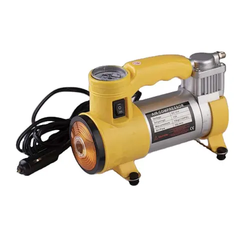 Portable 12V Car Electric Air Compressor Tire Inflator Pump 150 PSI w/ Pressure Gauge