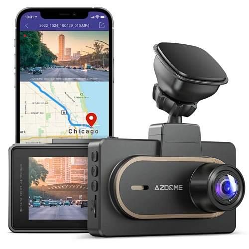 Dash Camera Video Recorder Built-in Night Vision GPS WIFI