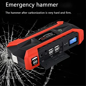 20000mAh multi function car jamper battery jump starter automotive booster batterie power bank charger auto