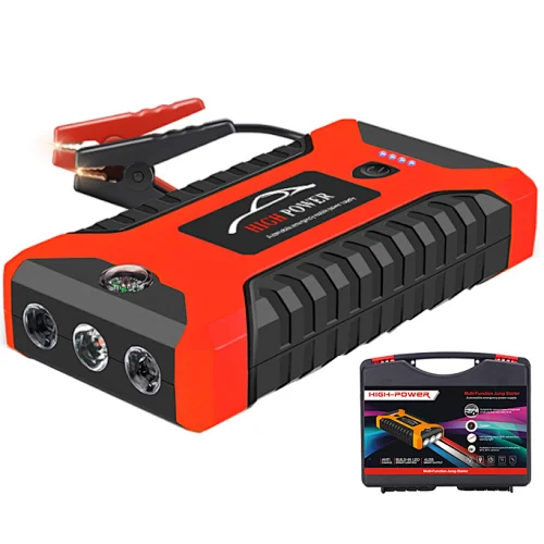 Portable car battery pack booster 99800mAh 4 USB battery car jump starter power bank charger starting device emergency tool