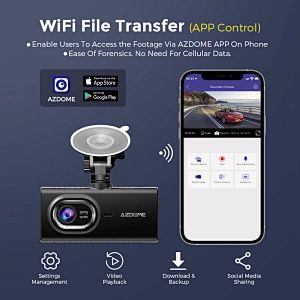 3 Channel Car Black Box Dash Cam 4K Car DVR 64GB/128GB eMMC Storage built-in APP WiFi GPS 1080P Front Cabin Rear 3 Cameras
