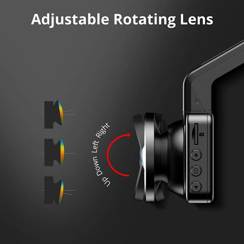 Azdome Car Dash Cam 2K Dashcam Front And Rear 4k Camera Car DVR Camera Full HD Night Vision Dashboard Recorder