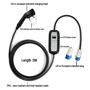 Portable EV Charger EV Charging Cable EV Wallbox for Electric Car