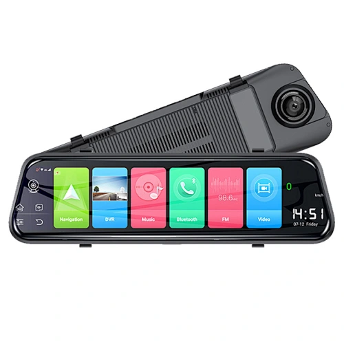 4G Android WIFI Full HD Rearview Mirror Dash Cam With GPS Navigation