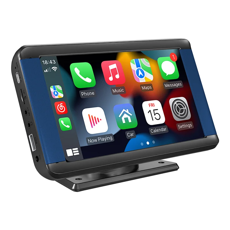 Portable android auto radio car radio multimedia mp5 player for car radios para autos con pantalla