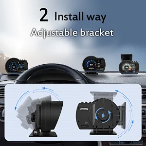 Smart Digital Auto HUD Heads Up Display GPS Speedometer Car OBD Gauge Hot Vehicle Electronics