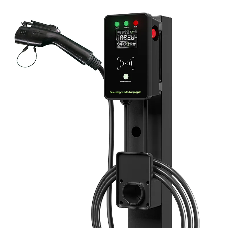 Evse Wallbox 32A EV Charging Station 7KW 11KW 22KW IP66 Electric Car Charger Wallbox type 2 cable 3 Phase Home Commercial Use