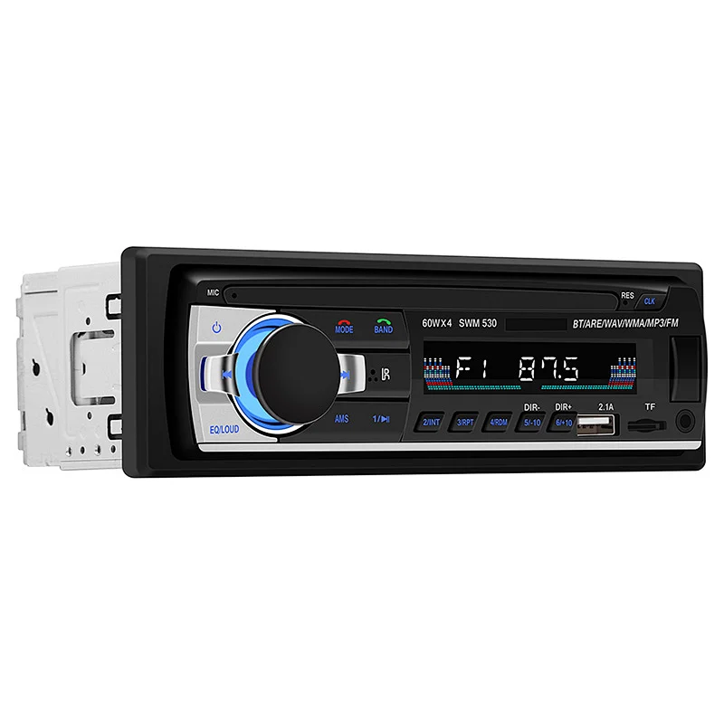 1 Din In Dash Car Stereo Digital Media Receiver Mp3 Car Media Player Auto Radio With AM FM Radion USB BT Call