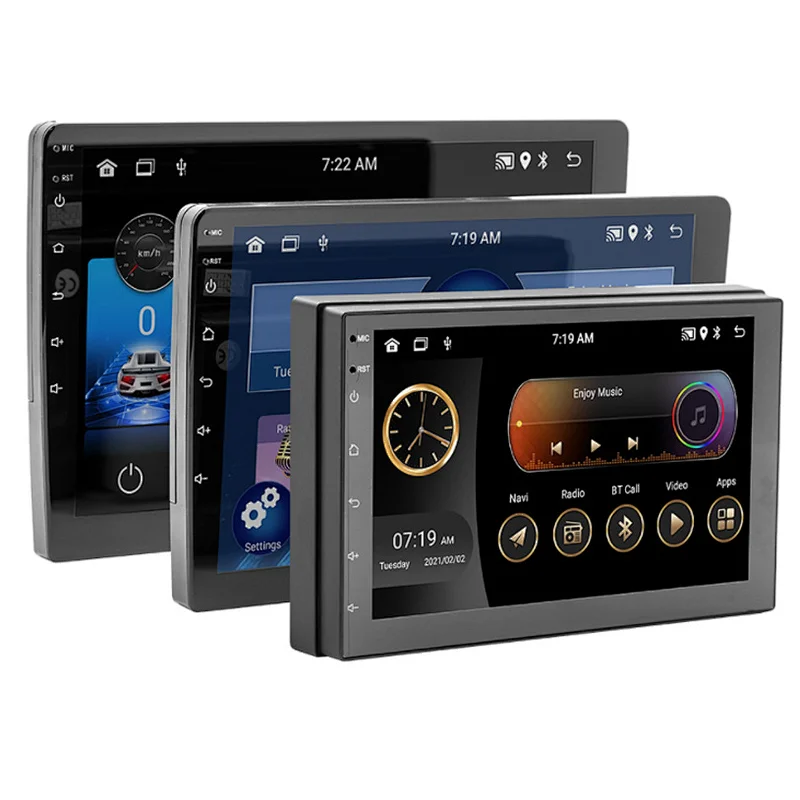 2 Din Touch Screen Android Car Radio Player Mp5 Multimedia 7 Inch Gps Navigation Car Stereo