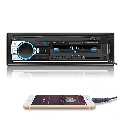 Universel Car MP3 Player Stereo Autoradio 1 din Car Radio BT 12V In-dash FM Aux In Receiver SD USB MP3 MMC WMA