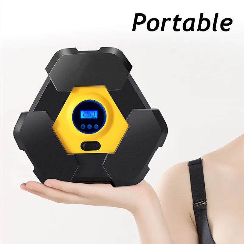 Intelligent Car Inflatable Pump Air Compressor Tire Inflatable Pump 12V Portable Auto Tyre Inflator for Car Tires