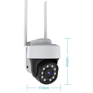 4MP Solar cctv Security Camera Outdoor wireless WiFi IP Camera Home Security System W/ Motion Detection Auto Tracking 2-Way Talk