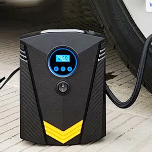 Air pump air compressor digital tire inflator for car motorcycle led light tire pump