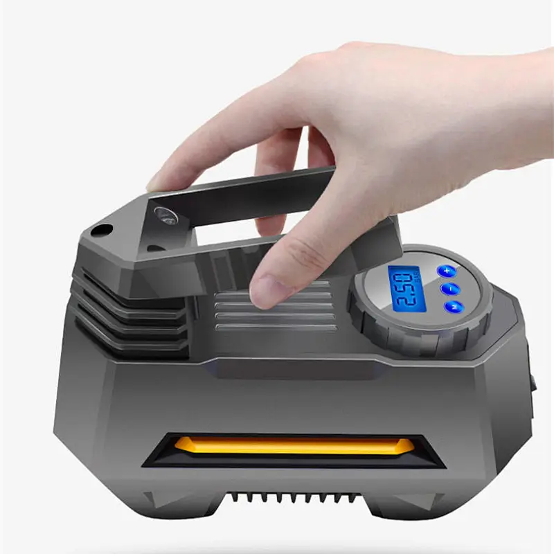 Portable Car Tire Inflator Air Compressor Pump Led Electric Car Tyre Inflator With pointer Pressure
