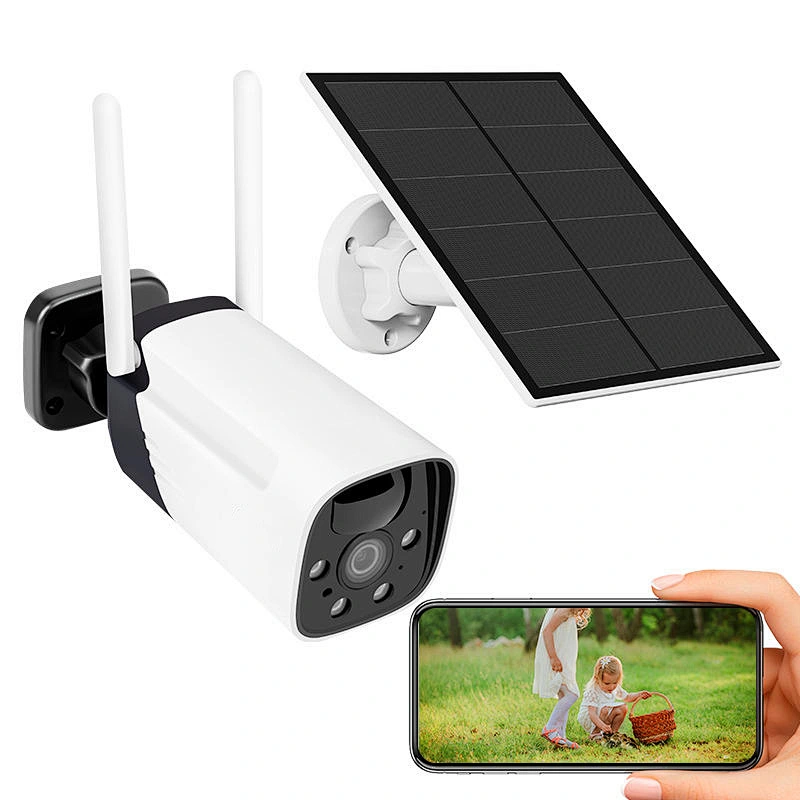 IP66 cctv solar security camera system wireless outdoor WIFI PTZ/IP Camera w/solor panel 15000mAh Battery PIR Motion Detection