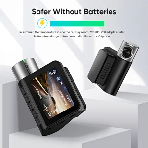 4K Dual Lens Dash cam 3840*2160P dashcam Car Dvr Camera Driving RecorderBuilt in GPS Wifi Sony IMX415 Censor Magnetic Bracket