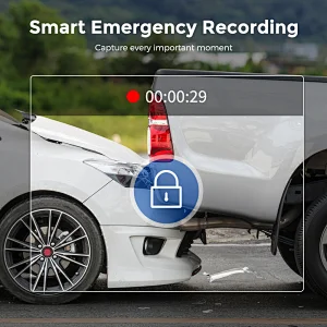 Dual Lens Dash Camera Dash Cam Front And Rear 4K Stealth Cam Driving Recorder For Car