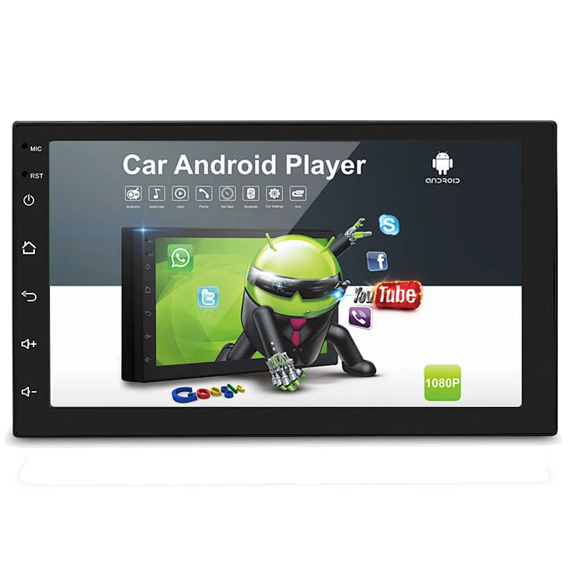 2 Din Touch Screen Android Car Radio Player Mp5 Multimedia 7 Inch Gps Navigation Car Stereo