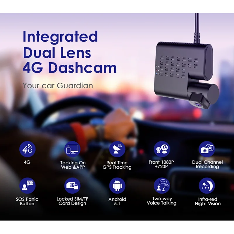 Parking Monitor Camera Car Dash Cam Smart Universal