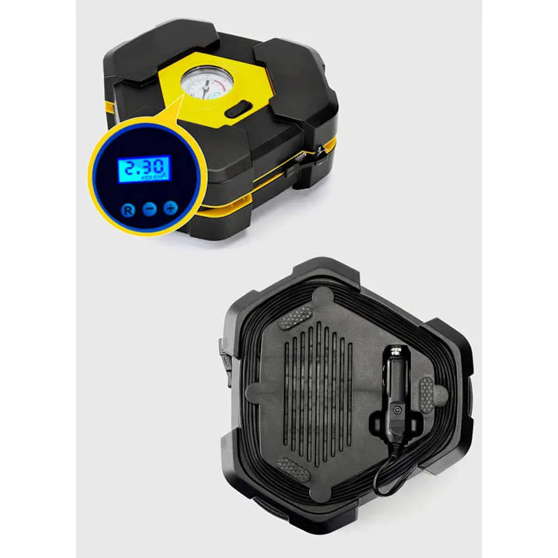 Intelligent Car Inflatable Pump Air Compressor Tire Inflatable Pump 12V Portable Auto Tyre Inflator for Car Tires