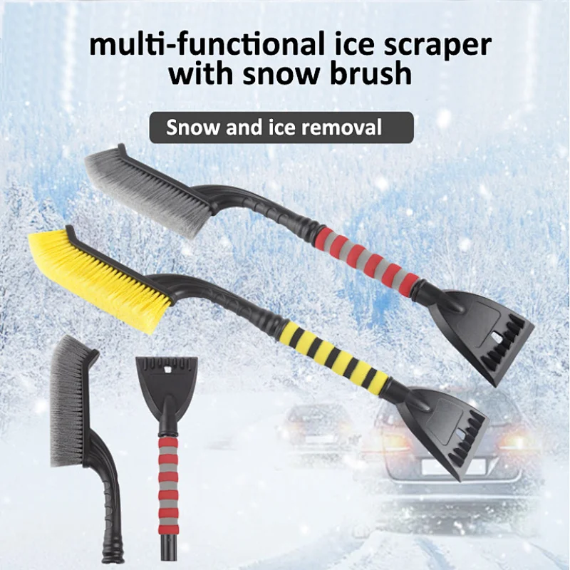 2 in 1Detachable Snow brush with Ice Scrapers for Snow and Frost Removal Car Windshield Snow Scraper Shovel