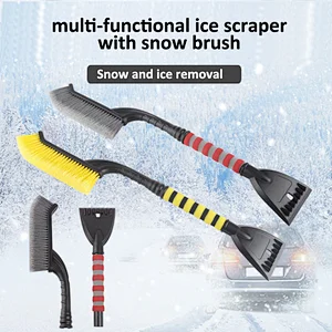 2 in 1Detachable Snow brush with Ice Scrapers for Snow and Frost Removal Car Windshield Snow Scraper Shovel