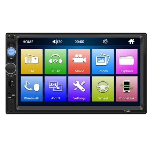 Car MP5 Player 7010B Double Din Car Stereo 2 Din Car Radio Auto Radio 7" Touch Screen Autoradio with BT FM USB SD AUX