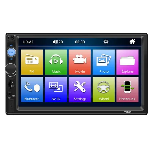 Car MP5 Player 7010B Double Din Car Stereo 2 Din Car Radio Auto Radio 7" Touch Screen Autoradio with BT FM USB SD AUX