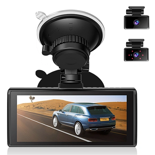 3 Channel Car Black Box Dash Cam 4K Car DVR 64GB/128GB eMMC Storage built-in APP WiFi GPS 1080P Front Cabin Rear 3 Cameras