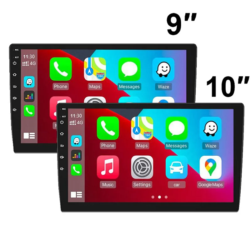 9/10 Inch 1+16 GB Touch Screen Android Car Radio Video Player 2 din Car Stereo dvd Mp5 Player W/ Carplay GPS Navigation