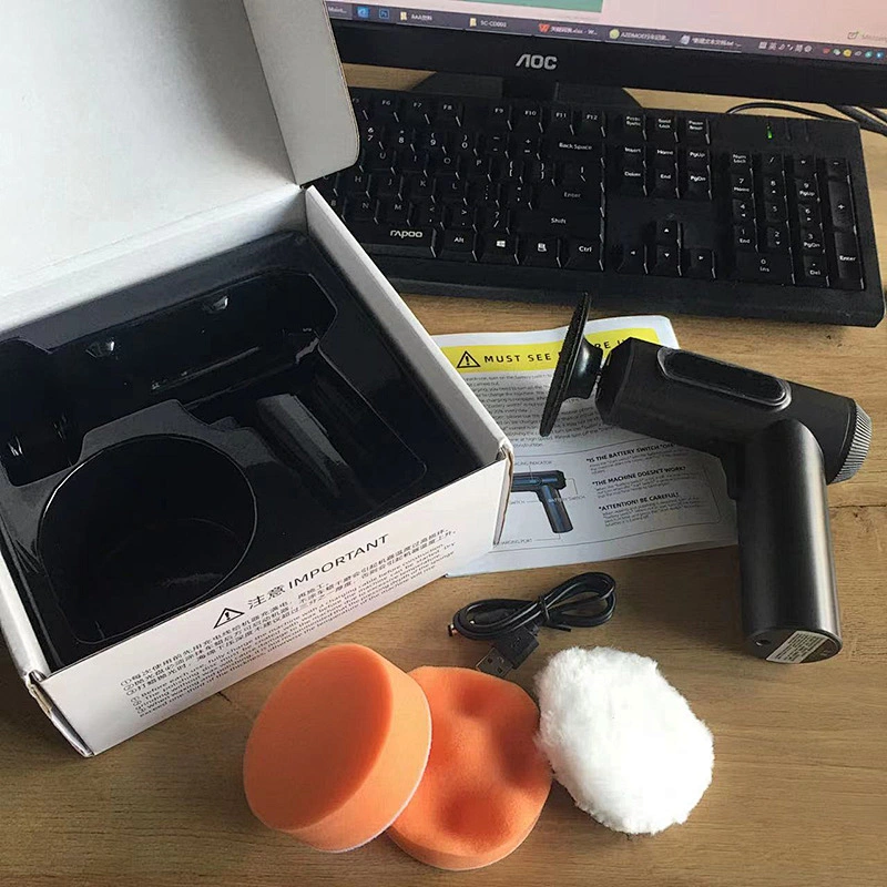 Wireless car buffing machine electric car polisher waxing machine for car detailing
