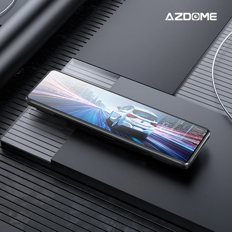 AZDOME PG16S Car Mirror Records Dash Cam With GPS