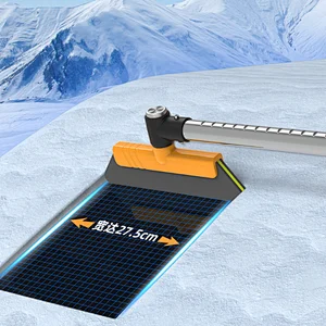 Snow Removal Detachable Tools Eiskratzer Snow Brush And Ice Scraper For Car Truck And SUV Winter Car Accessories