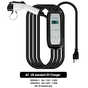Portable EV Charger EV Charging Cable EV Wallbox for Electric Car