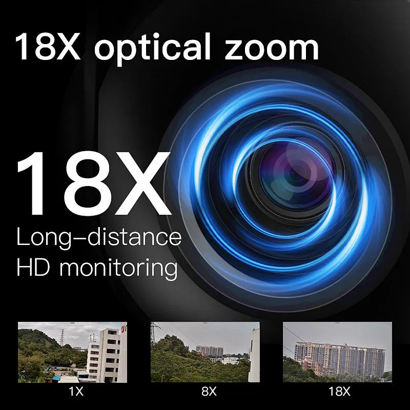 smart WiFi IP security camera 5MP PTZ home camera security system Dome Surveillance camera motion detection 2 way audio alarm