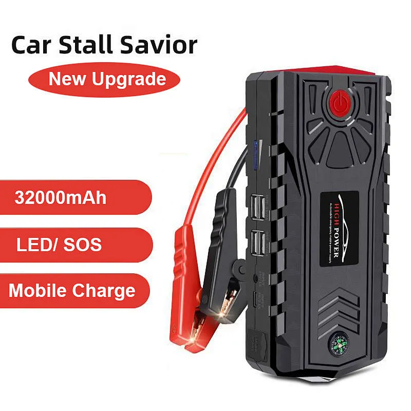 20000mAh High-capatity Multifunction Auto Power Bank Charger Car Jump Starter For Emergency Battery Booster Pack Portable