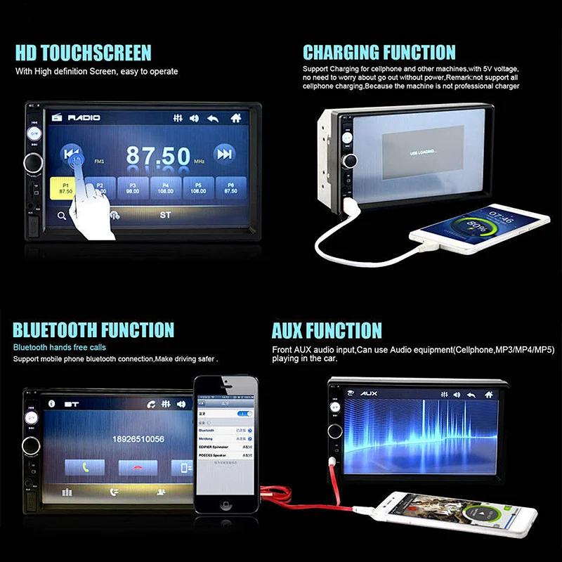 2 din Car Radio 7