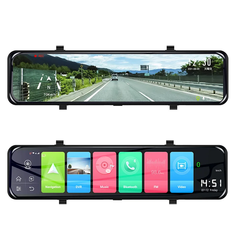 Android Rearview Mirror Dashboard Camera Car Dash Cam
