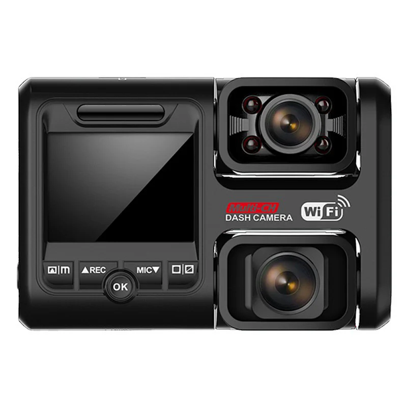 4k ADAS dash cam dual lens driving recorder camera built in GPS WIFI dashboard camera for car truck taxi