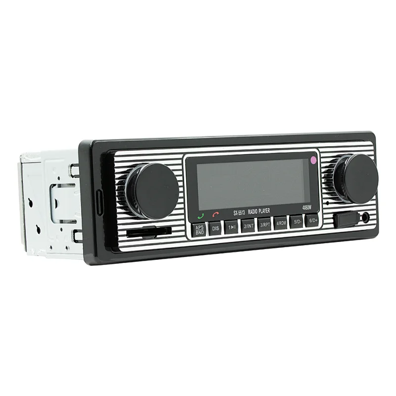 LCD Single DIN Car Stereo Receiver Car Radio Player Mp3 BT Hands Free Calling & Music Streaming/AM/FM Auto Radios Para Autos