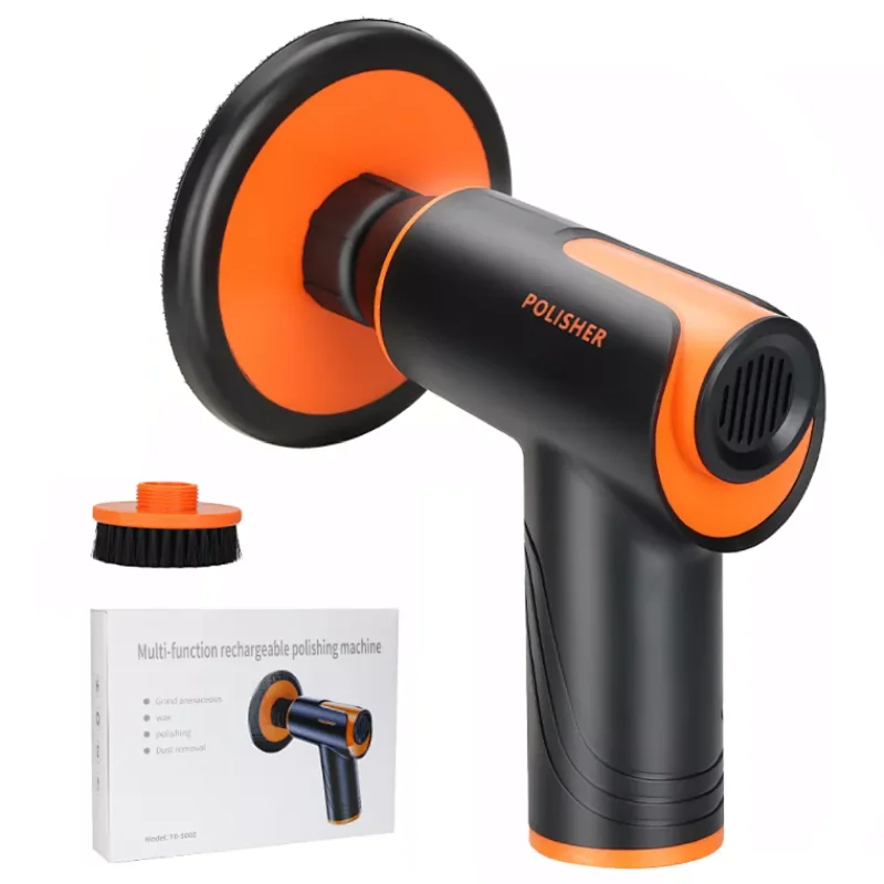 Cordless Electric Car Polishing Machine Rechargeable Car Polisher For Gap Cleaning Vamp Waxing Repair Tool