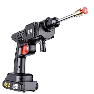 24v High Pressure Cordless Car Washer Wireless Spray Water Gun Portable Cleaning Machine For Irrigation With Lithium Battery
